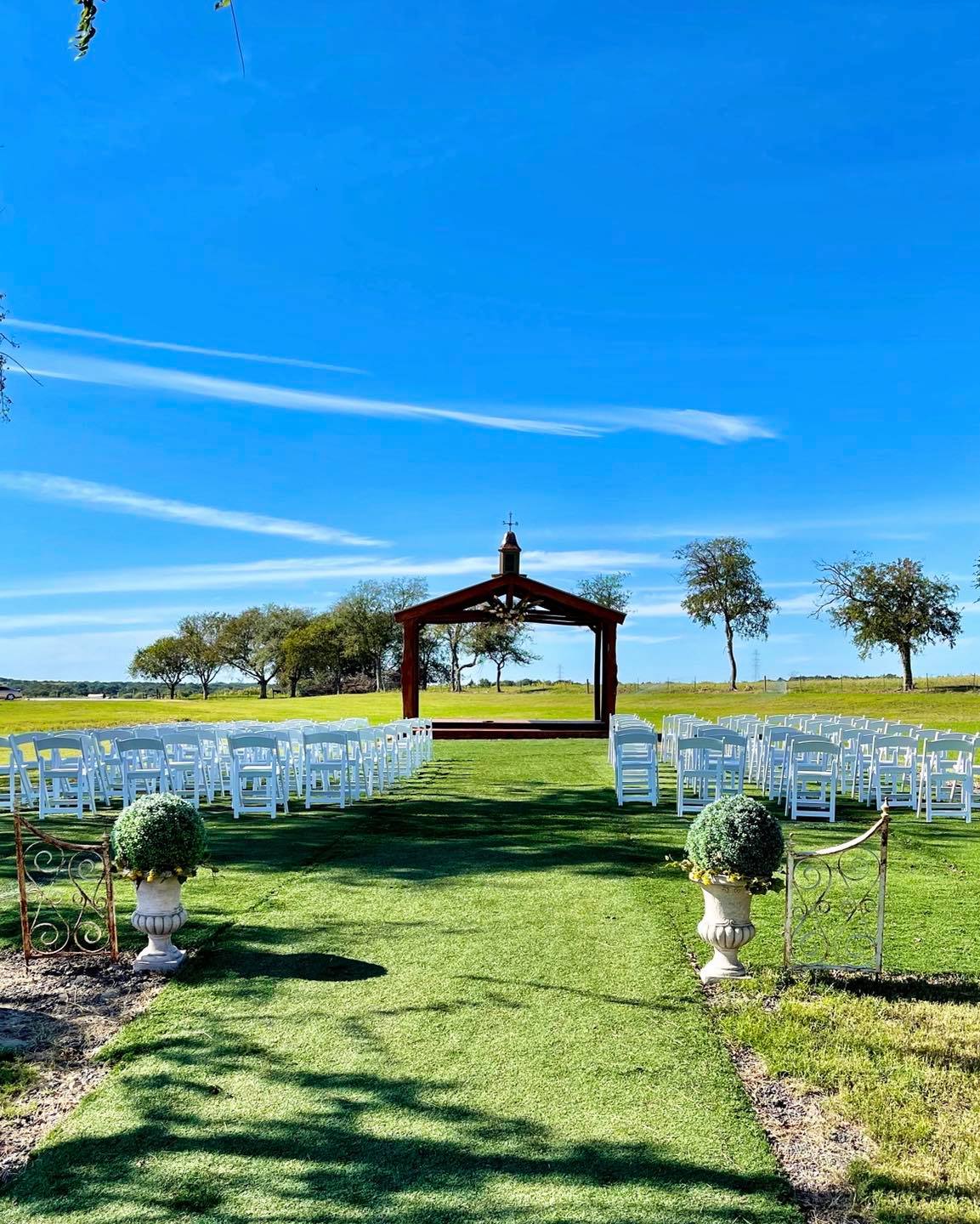 outdoor wedding venue in texas