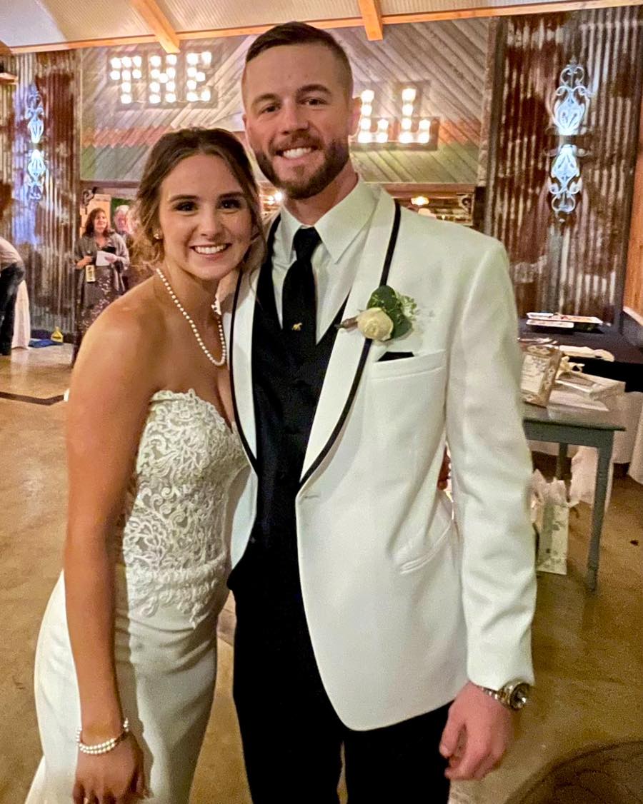 bride and groom after wedding